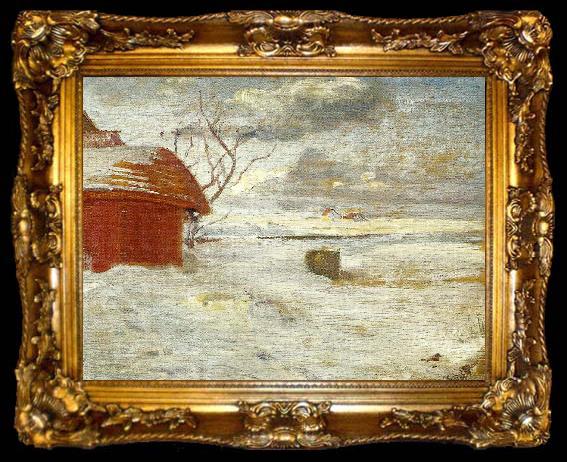 framed  Anna Ancher snelandskab, ta009-2